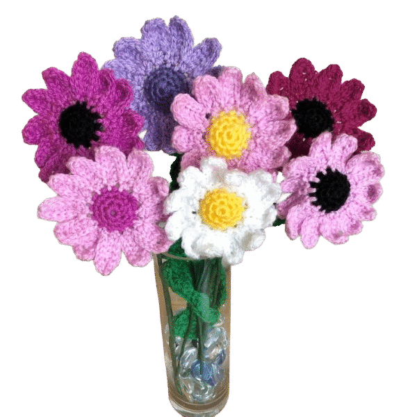 Crochet Daisy Flower (1piece) - Image 5