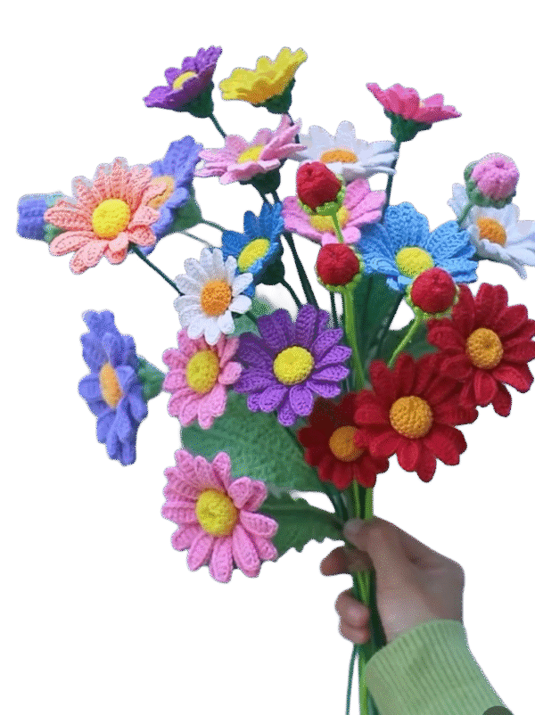 Crochet Daisy Flower (1piece) - Image 4