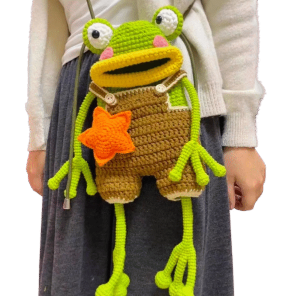 Frog-Face Mobile Case Purse - Image 5