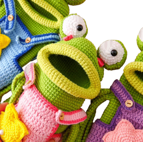 Frog-Face Mobile Case Purse - Image 2