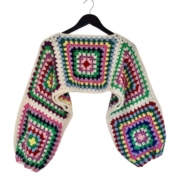 Crochet Granny Square Shrug - Image 11