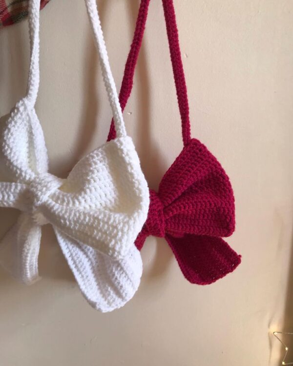 Crochet Bow Bag - Image 11