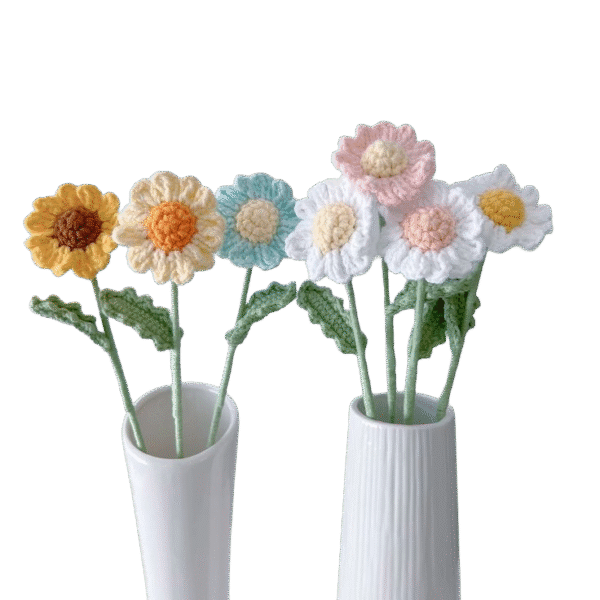 Crochet Daisy Flower (1piece) - Image 2
