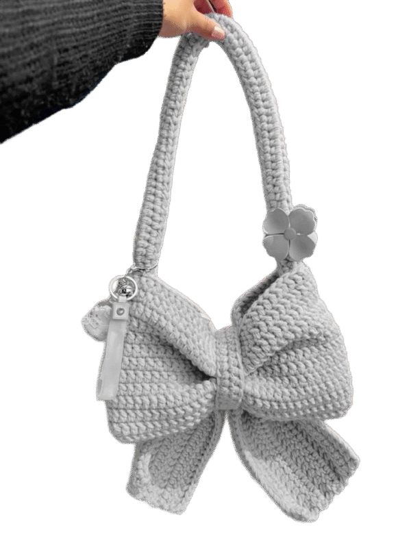Crochet Bow Bag - Image 5