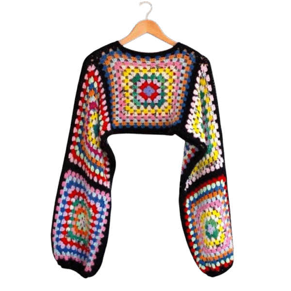 Crochet Granny Square Shrug - Image 7