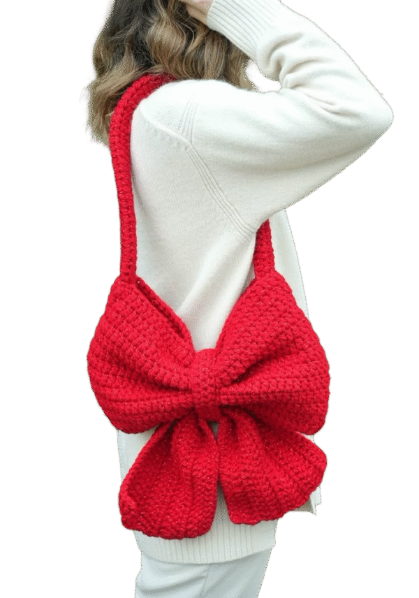 Crochet Bow Bag - Image 6