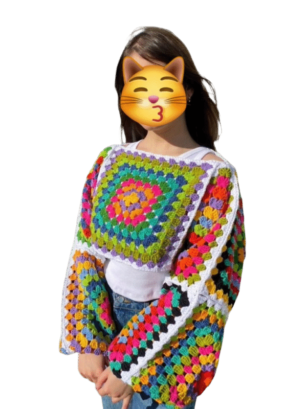 Crochet Granny Square Shrug