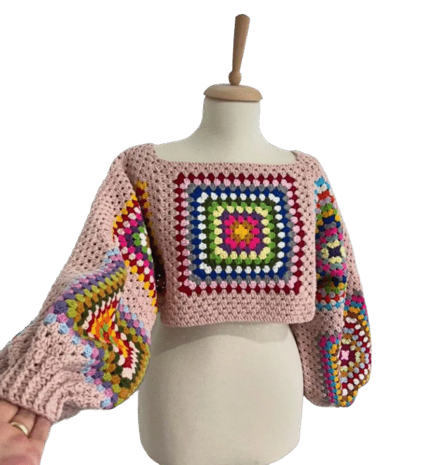 Crochet Granny Square Shrug - Image 5
